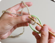 ヘアゴムに編み付けるだけで簡単 たった一つの編み方でヘアバンドづくり ママの手作り体験記 楽しいこと 役立つこと 共感できること 満載 コープステーション
